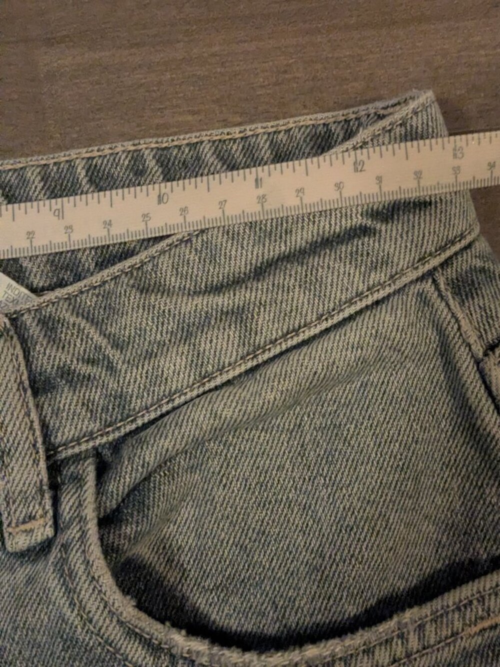 Zara High Rise Wideleg Jeans with Rip - Picture 13 of 16